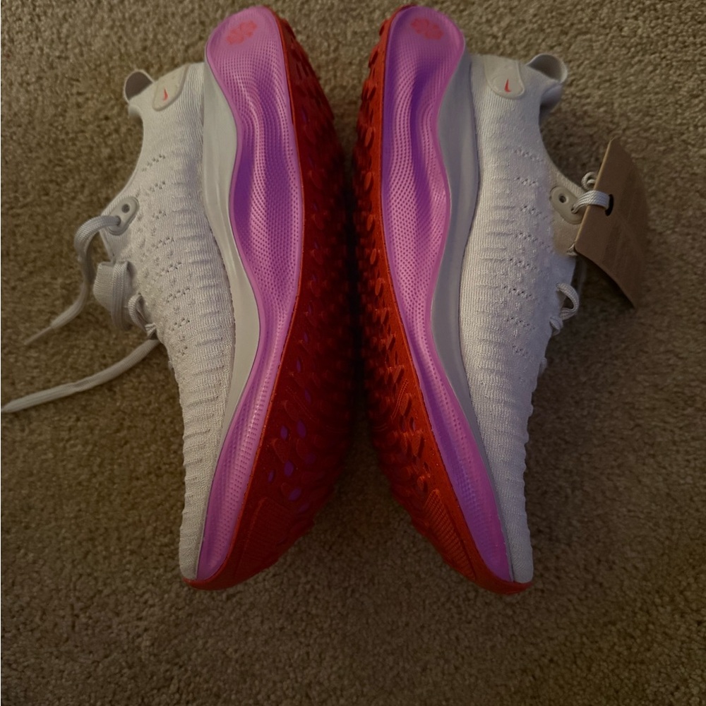 Nike ReactX Infinity Run 4 Mens Size 8.5 Vast Grey Hyper Violet DR2665 011 - Picture 3 of 6